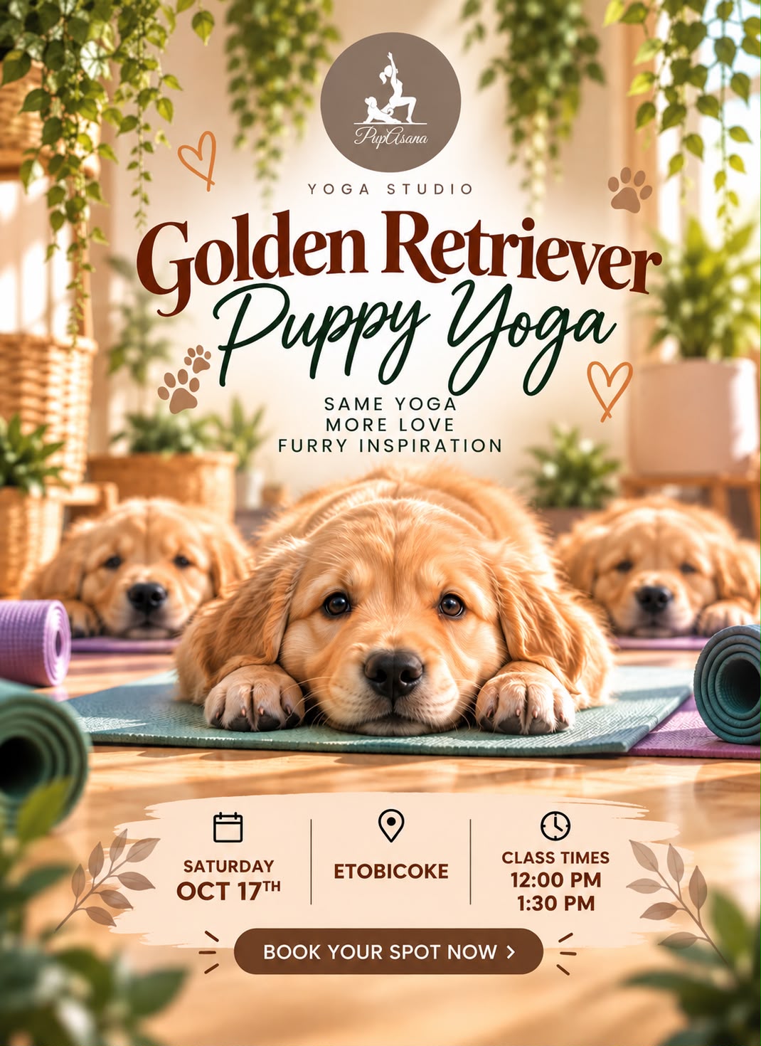 Puppy Yoga - Etobicoke